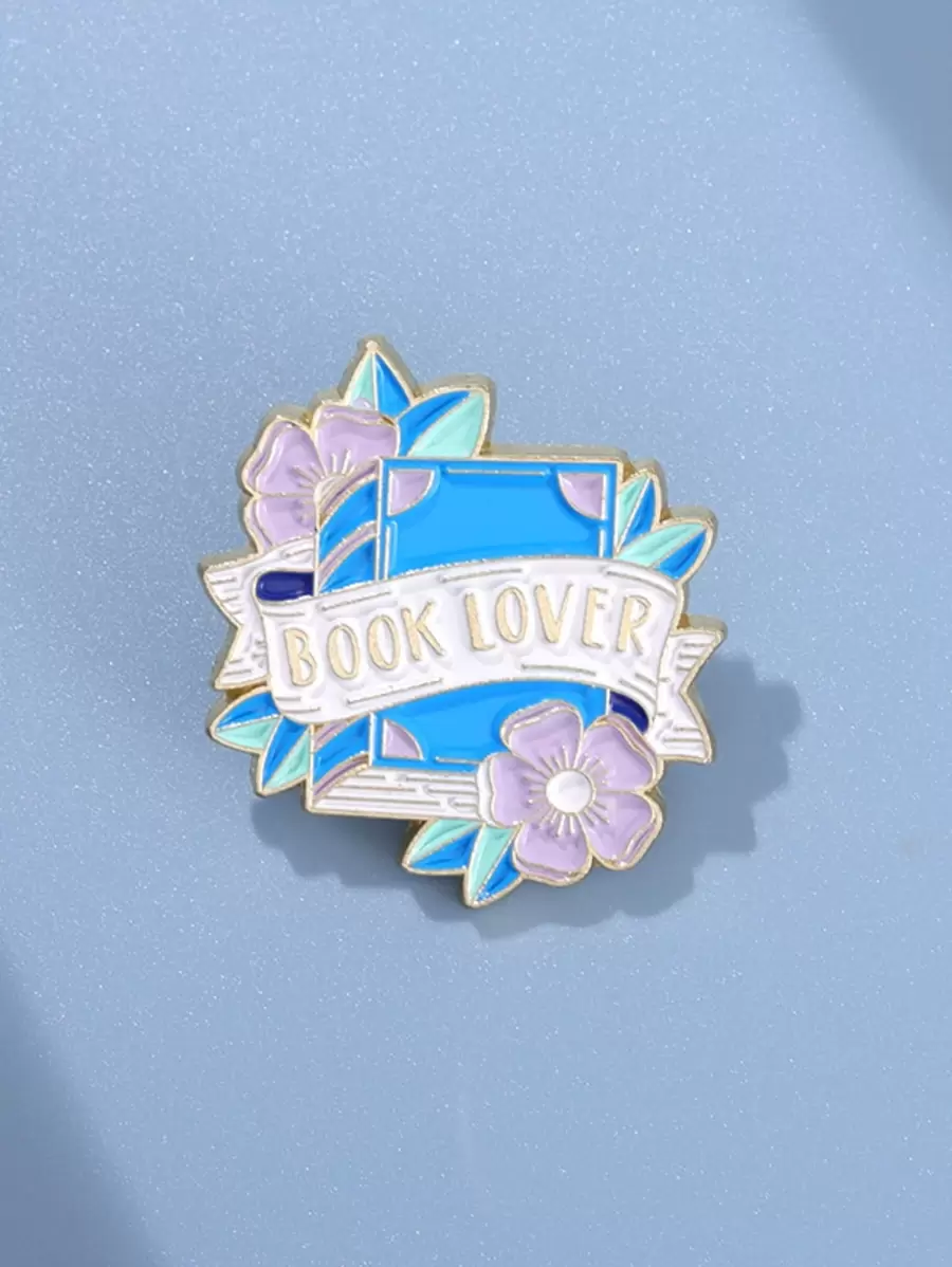 1 chiếc trâm cài áo sáng tạo hình hoa và sách dễ thương dành cho nam và nữ trang trí ngày lễ tình nhân, mẹ, mẹ, ngày của mẹ, quà tặng - Nhiều màu - Xem 1