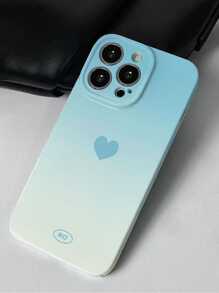 藍色心形 & 漸變藍/白色調手機殼 - 彩色 - 查看 2