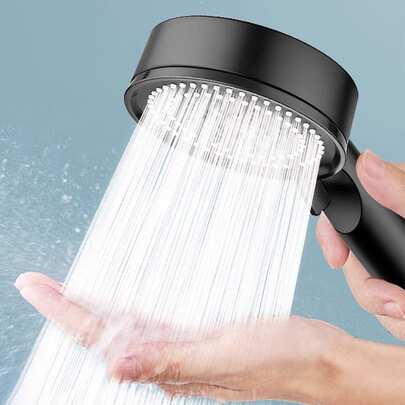 1pc 5-Mode Pressure Boosting Showerhead Bathroom Bathroom Accessories Bathroom Tools
