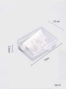 眼鏡修理工具套裝,配有鼻墊、螺絲、鼻墊塞和眼鏡、太陽眼鏡專用小螺絲刀 - 無色 - 查看 2