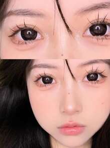 1對黑色眼瞳,半年使用,使你顯得年輕,直徑14.2mm