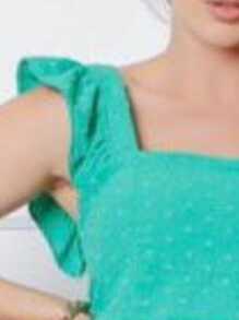 Women Dresses - Màu xanh bạc hà - Xem 3