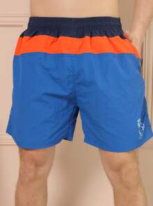 Men Shorts - 藍色 - 查看 2