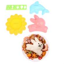 4 Uds Molde Para Sushi Creativo Molde Para Bolas De Arroz Set Diy Sushi Cebolla Cocina Sushi Herramientas Para Hacer Bento Accesorios De Cocina Gadgets - Multicolor - Ver 2