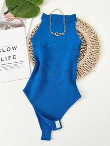 Women Sweater Co-ords - 藍色 - 查看 4