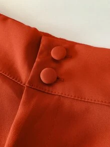 Women Shorts - Orange - View 2