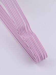 10入組家用防滑衣架,適用於成人衣服曬、掛和收納,節省空間