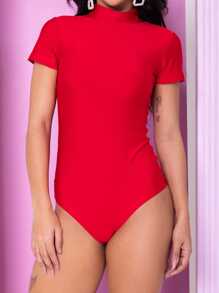 Women Bodysuits - Red - View 5