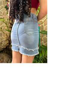 Tween Girls Denim Skirts - Màu xanh lam - Xem 3