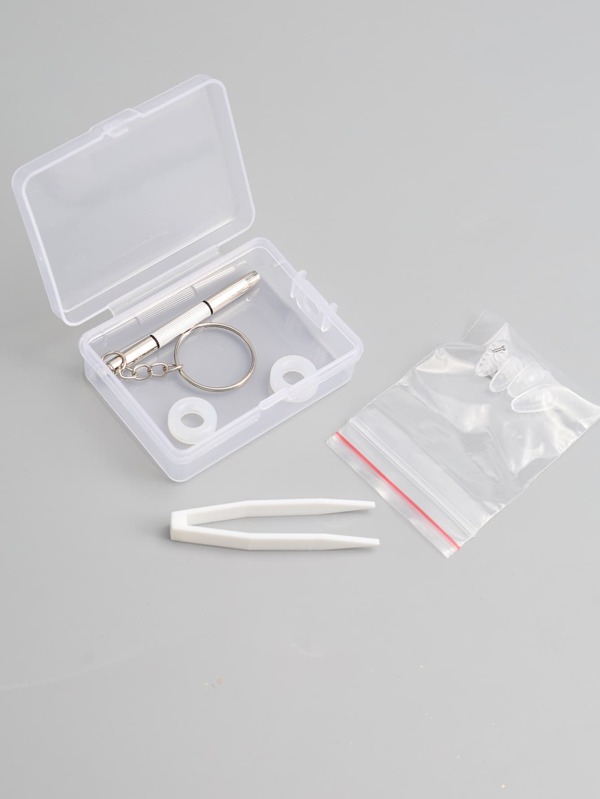 Eyeglass Repair Kit, Nose Pad Assortment, Screwdriver Set, Rimless