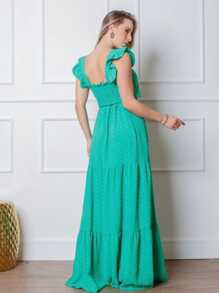 Women Dresses - Màu xanh bạc hà - Xem 2