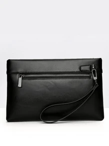 gorchis New Men's Soft Leather Clutch Bag, Large Capacity & Envelope Bag, Black, & Practical, With Space For Mobile Phones And Change Handbag Purses Anti Theft Bag Carry On College Multi-Functional Christmas Scream Wallet Casual Vacation Vintage Chest Bag Side Bags Hip Bag Gifts Men Bag Retro Bag Black Bag Back To School Vintage The Sporty Life Men Wallet Gift Bag Pack Handbags Spring Vintage Bags Makeup Bag Black Purse Pouch