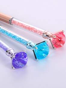 1 Pieza Bolígrafo De Punta De Diamante Decorado - Multicolor - Ver 3