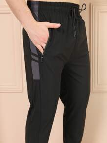Men Pants - 黑色 - 查看 2