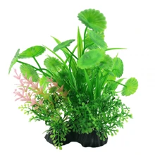 Plantes décoratives artificielles pour aquarium de 14 cm, herbes aquatiques, ornement, plante aquatique, décorations de jardin pour aquarium, 2 types, haute simulation, décorations anti-ternissement, fausses herbes aquatiques pour la décoration de la maison