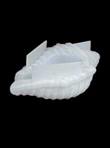 DIY Muschel Sukkulenten Pflanzer Silikon Ton Form, handgemachte Kunst Garten Dekoration, Geschenk, Bastelzubehör für Gips, Kristallharz, Kerzengießen