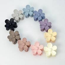 10 Stück/Set Blumen Haarklammern in kühlem Ton, süße Haarklammern, Haarklemmen, Haarkrallen, Haarspangen, Haargreifer