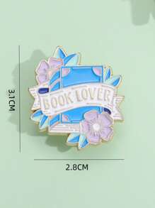1 chiếc trâm cài áo sáng tạo hình hoa và sách dễ thương dành cho nam và nữ trang trí ngày lễ tình nhân, mẹ, mẹ, ngày của mẹ, quà tặng - Nhiều màu - Xem 5