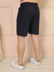 Men Shorts - Màu xanh hải quân - Xem 4