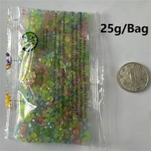 1000入組夜光沙發光深色石卵石花園庭院戶外路徑草坪裝飾魚缸水族箱家居 DIY 裝飾 3-5 毫米 - 綠色 - 查看 11