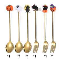 Halloween Cutlery Set, Including 6pcs - Halloween tableware 6pcs/set - View 8