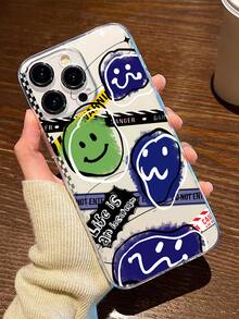 1 Miếng Mát mẻ Đúng mốt Mặt Cười Vỏ iphone , Không giới tính Điện thoại Lớp bảo vệ - Nhiều màu - Xem 3