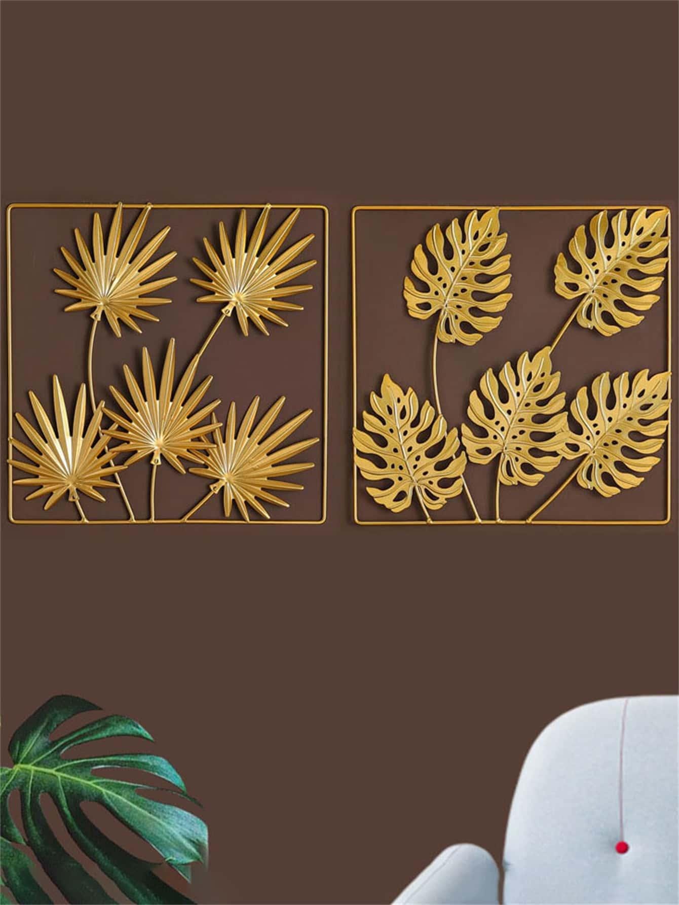 Luxury Ins Wall Decoration Set, With Metal Wall Hanging For Living Room