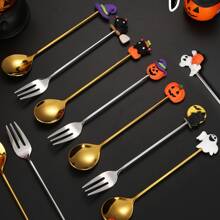 Halloween Cutlery Set, Including 6pcs - Halloween tableware 6pcs/set - View 3
