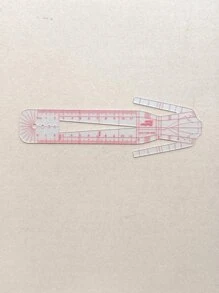 5pcs Body Design Clear Plastic Fashion Design Ruler, Illustrator Drawing Ruler, For Fashion Design - Clear - View 6