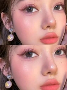 1 副 Aerlite 混合彩色隱形眼鏡 每年使用 14.5 毫米