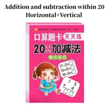 1pc Student's Calculation Exercises Book For Addition And Subtraction Within 10/20/50/100, First Grade Mathematics Practice Book - Multicolor - View 6