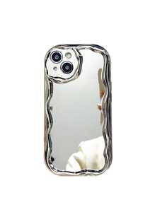 Patterned Silver Plated Phone Case