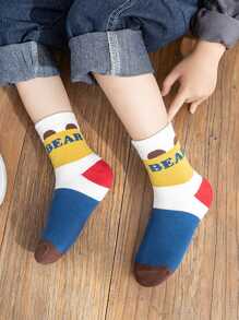 5 Paia Di Calzini Metà Polpaccio Per Bambine E Bambini Piccoli, Calzini Antiscivolo Per Pavimenti, Primavera Ed Estate