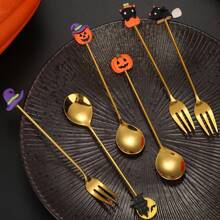 Halloween Cutlery Set, Including 6pcs - Halloween tableware 6pcs/set - View 1