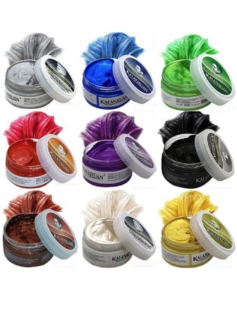 Cera Para Peinar El Cabello Hair Wax Moda Varios Colores