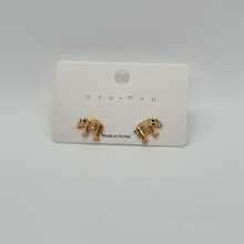 Aretes elefante con piedrecitas brillante - Unitalla - Ver 3