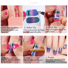 1sheet Christmas Red Snowflakes, Santa Claus, Snowman Nail Art Decals Stickers With Nail File - Multicolor - View 3