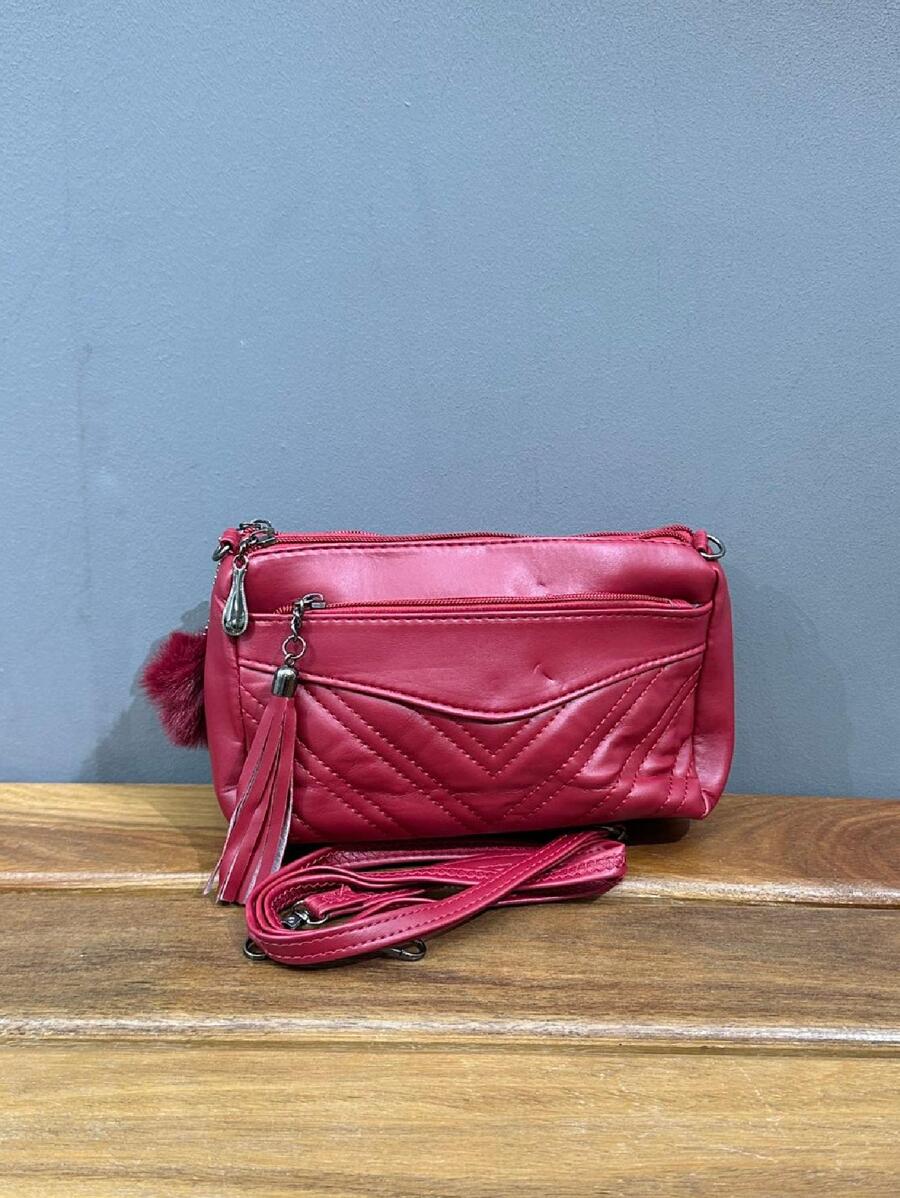 Women Crossbody - 紅色 - 查看 1