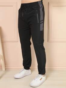Men Pants - 黑色 - 查看 1