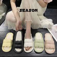 Flip Flops Sandals Slides One Band Comfortable Platform Fashion Flip Flop - Pink - View 5