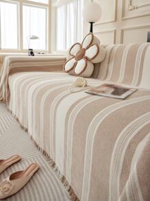 1入組雪尼爾提花工藝通用四季沙發套,現代風格寵物友好型沙發套