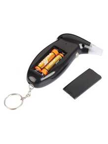 Ad3000 Portable Breathalyzer With 7 Aaa Batteries - Black - View 2