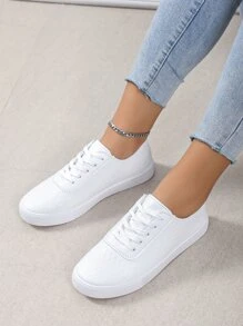 Women's Casual Sports Shoes, Student Shoes, White Shoes, Skate Shoes