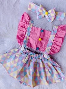 Baby Girls Jumpsuits - 淺粉色 - 查看 2