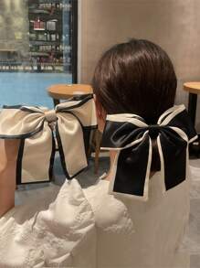 2 件/套女士蝴蝶结发圈带丝带，适合日常发饰波西米亚风情人节 - 彩色 - 查看 7