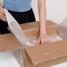 1 Roll 12" X 15' Perforated Bubble Packing Wrap For Moving Boxes Shipping Cushioning Supplies Back To School