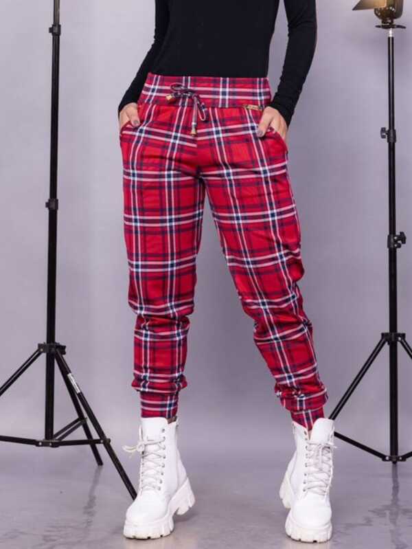 CALÇA JOGGER XADREZ