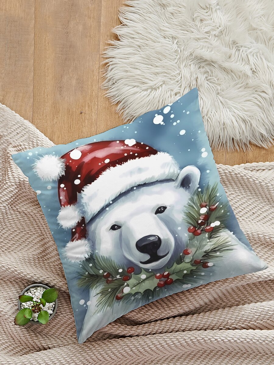 1 件聖誕數碼印花枕套 - 多樣色 - 查看 1