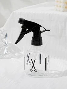 Pequeña Botella De Spray Para El Cabello Con Diseño De Tijeras, Rociador De Agua Tipo Prensa - transparente - Ver 1
