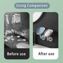 1 件肥皂盒壁掛式排水架家用、浴室肥皂盒收納架 - 灰色 - 查看 4